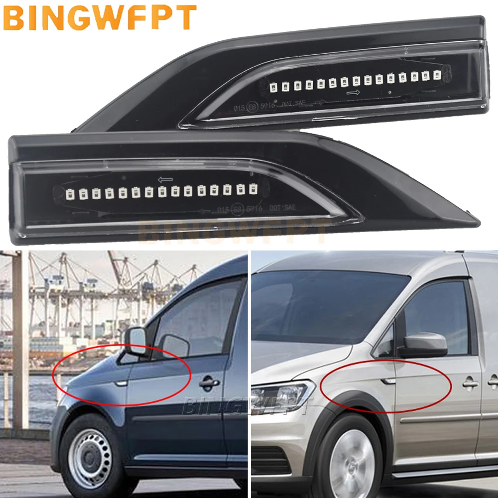 Lampada lampeggiante per indicatori di direzione dinamici a LED di alta qualità per VW Volkswagen Transporter T6 Multivan Caddy luce di ingombro