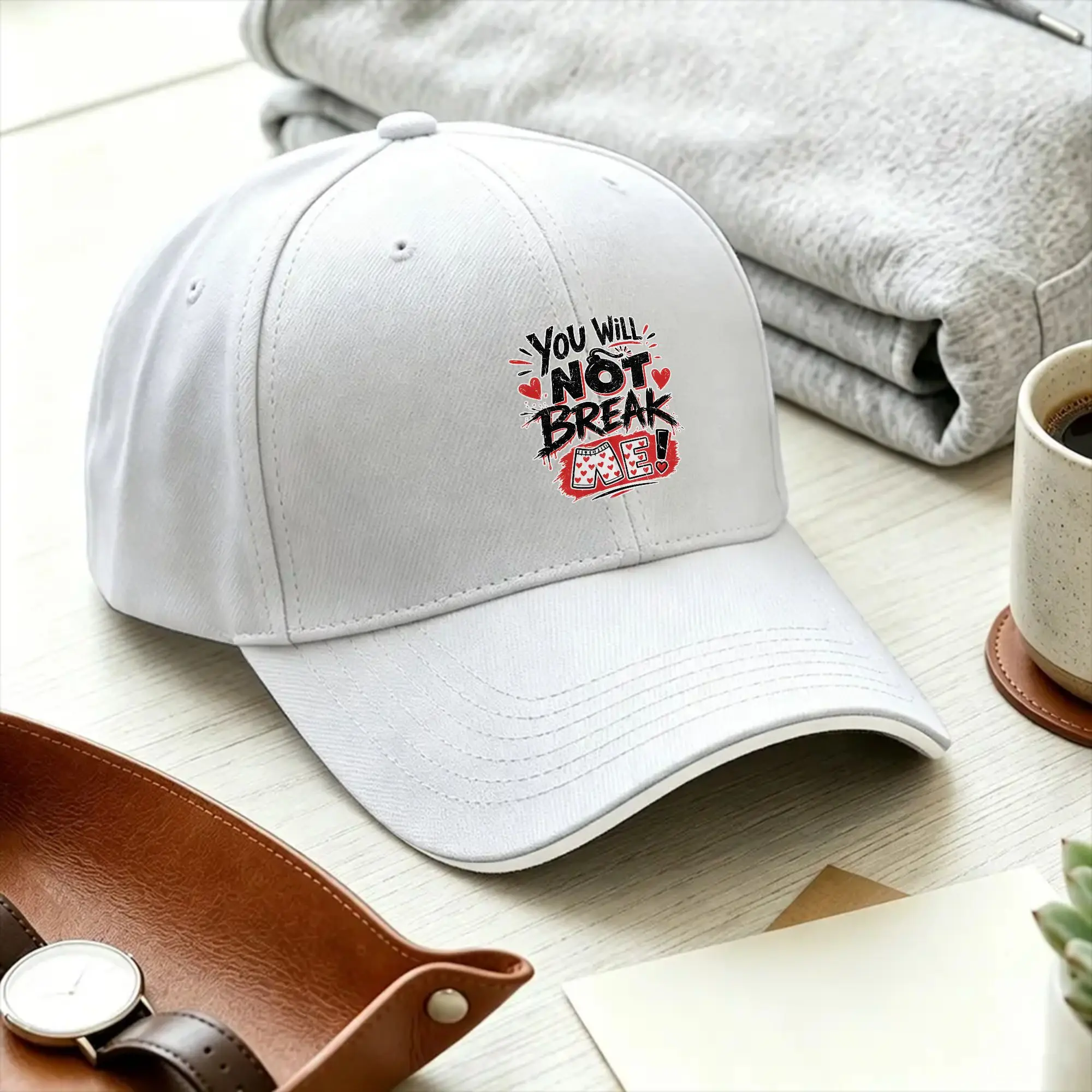 You Will Not Break Me Casual Baseball Cap Summer Dungeon Crawler Carl  Trucker Hat Sunscreen Hats Women Men y2k Baseball Caps