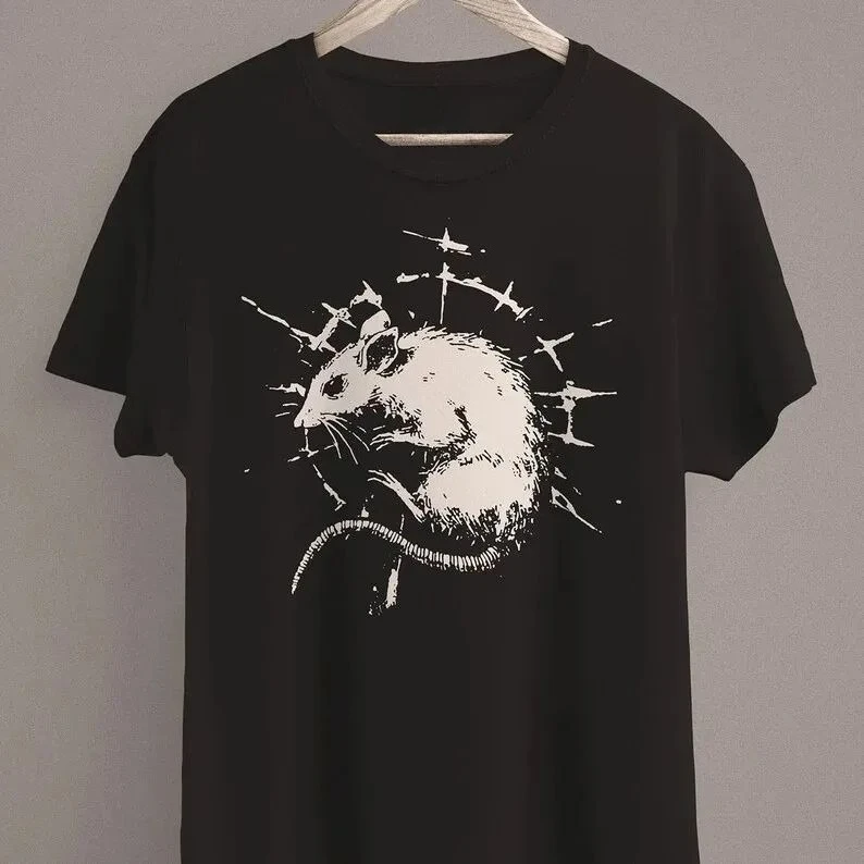 2026 Vintage Woodcut Animal Graphic T-Shirt Oversized hoodie for Kids Adults,  Retro Rodent Art Print Short Sleeve Casual Tops