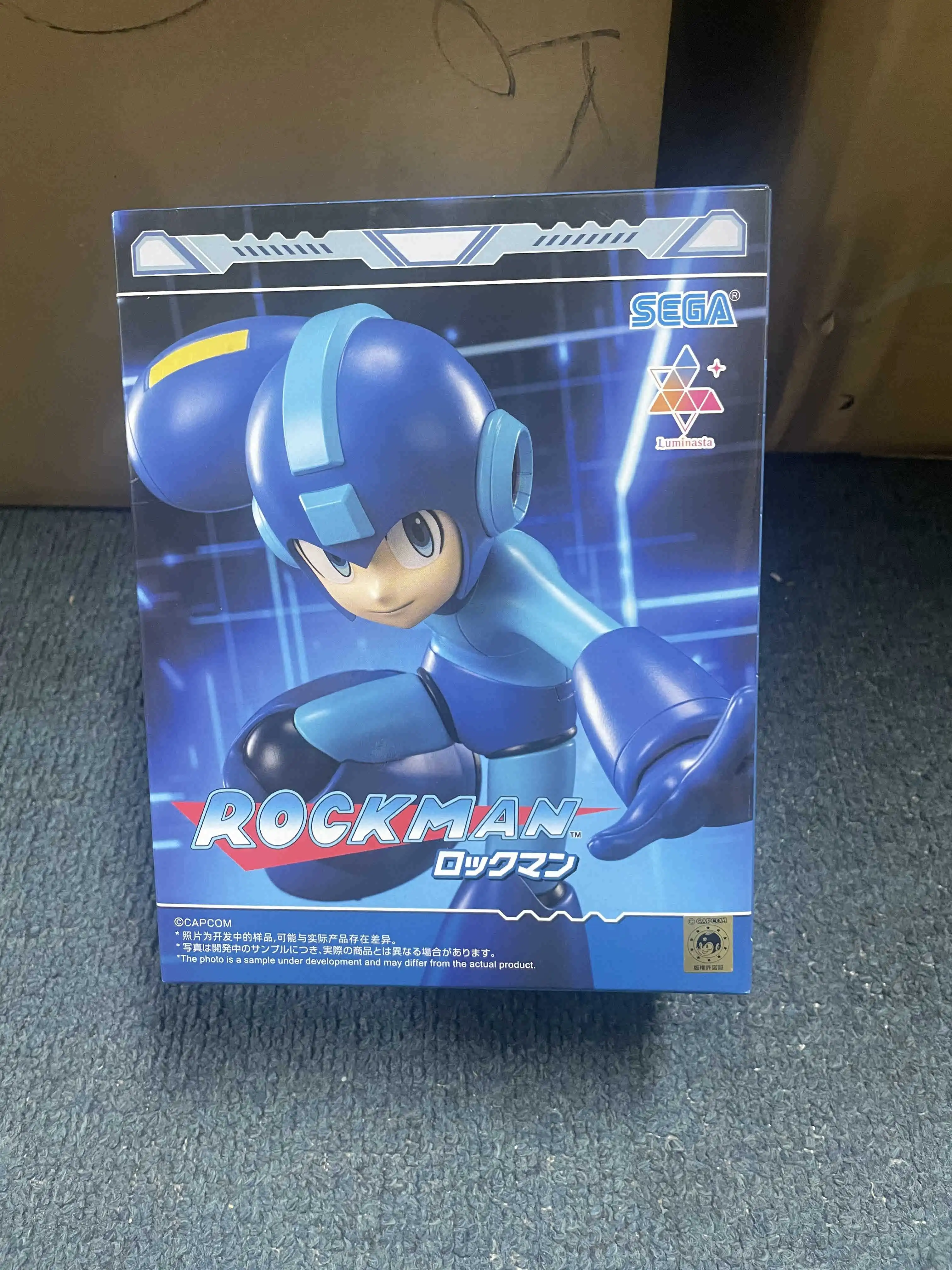 Original Genuine SEGA Luminasta Rockman Action Figure PVC