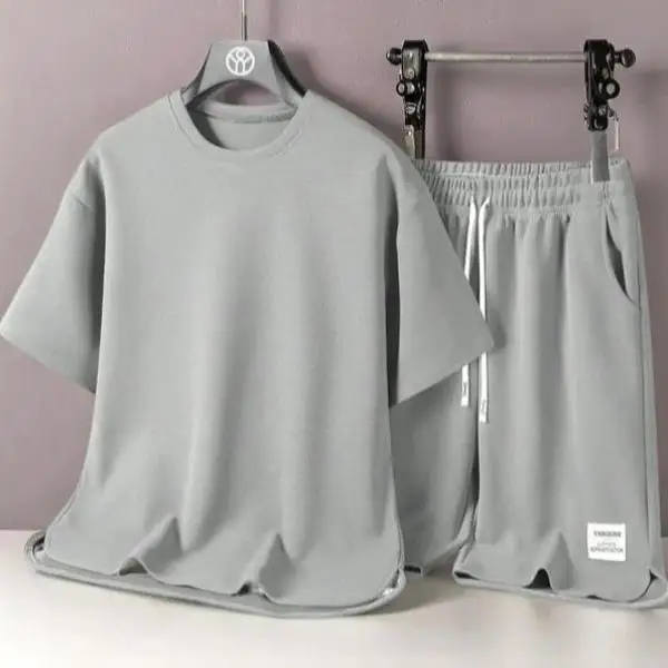 

Японский повседневный спортивный костюм в стиле Харбор, цветной комплект, с рукавами 3/4, осенний сезон, мужская одежда