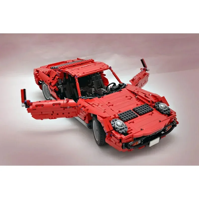 Nieuwe MOC-24194 1:8 Schaal Supercar Assemblage Bouwsteen Model 3184 Onderdelen Bouwstenen Diy Speelgoed Kids Verjaardagscadeau Jongen Sett