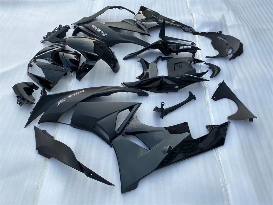 Zx6r 09 10 Fairings Ninja Zx-6r 2009 Body Kits for Kawasaki Zx6r 2009 - 2012 Motorcycle Fairing Pure black