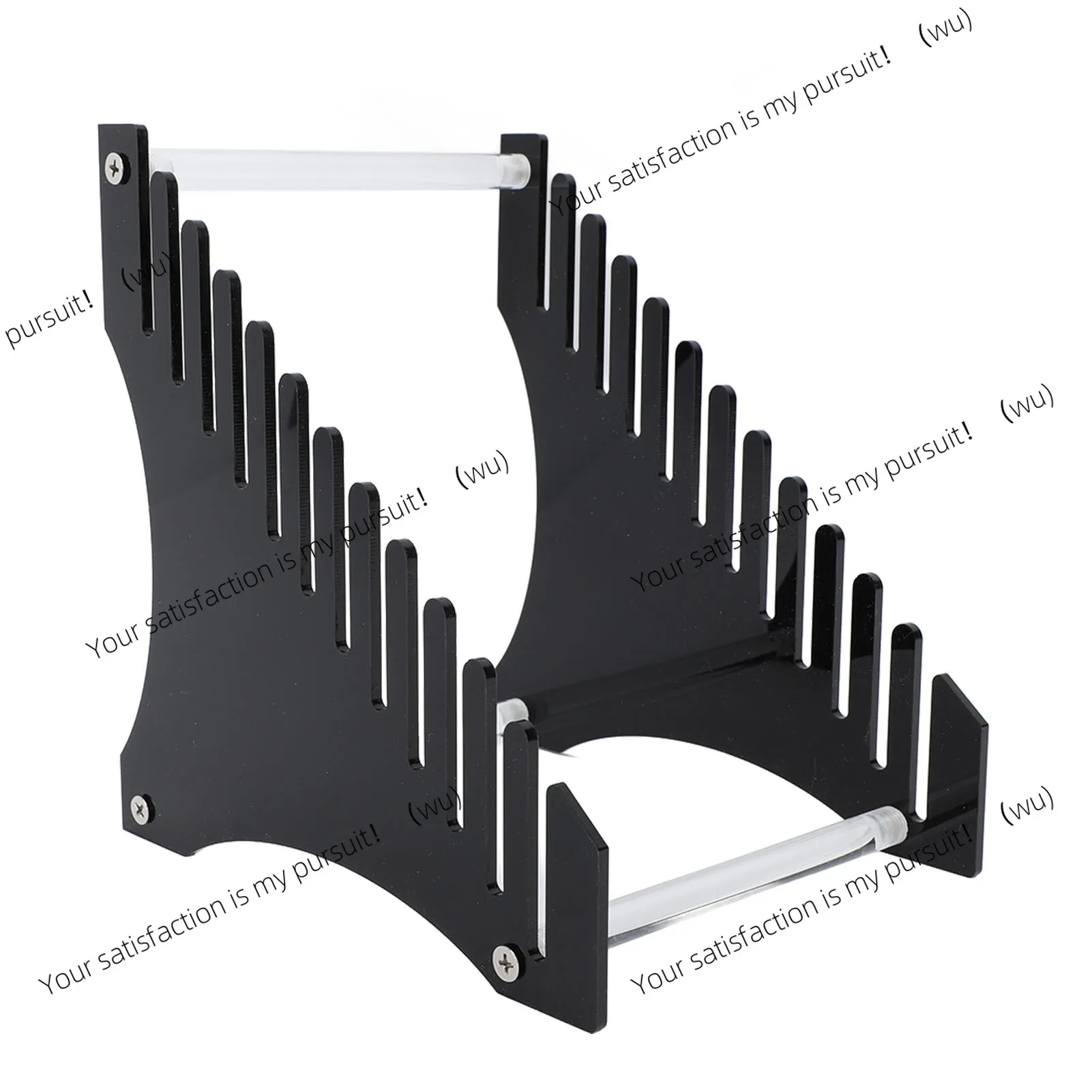 12 Slots Record Storage Holder Acrylic Stylish Space Saving Easy Assembly Vinyl Record Organizer for Music Collection Album