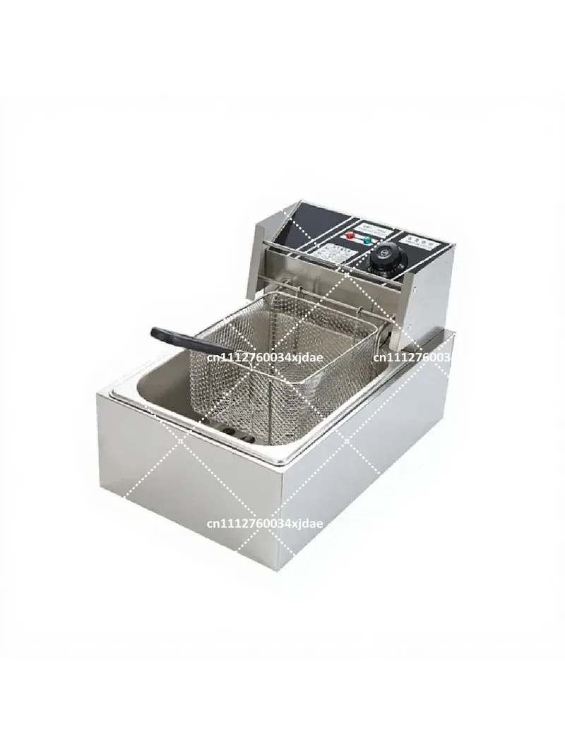 Commercial Stainless Steel Electric Deep Fryer Large Capacity for French Fries Chicken Restaurant Kitchen Equipment