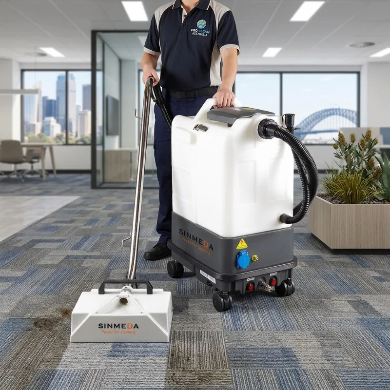 SINMEDA 160PSI 24L Профессиональная машина для чистки ковров горячей водой, для диванов, матрасов, штор, салонов автомобилей, спортзалов, оборудование для уборки
