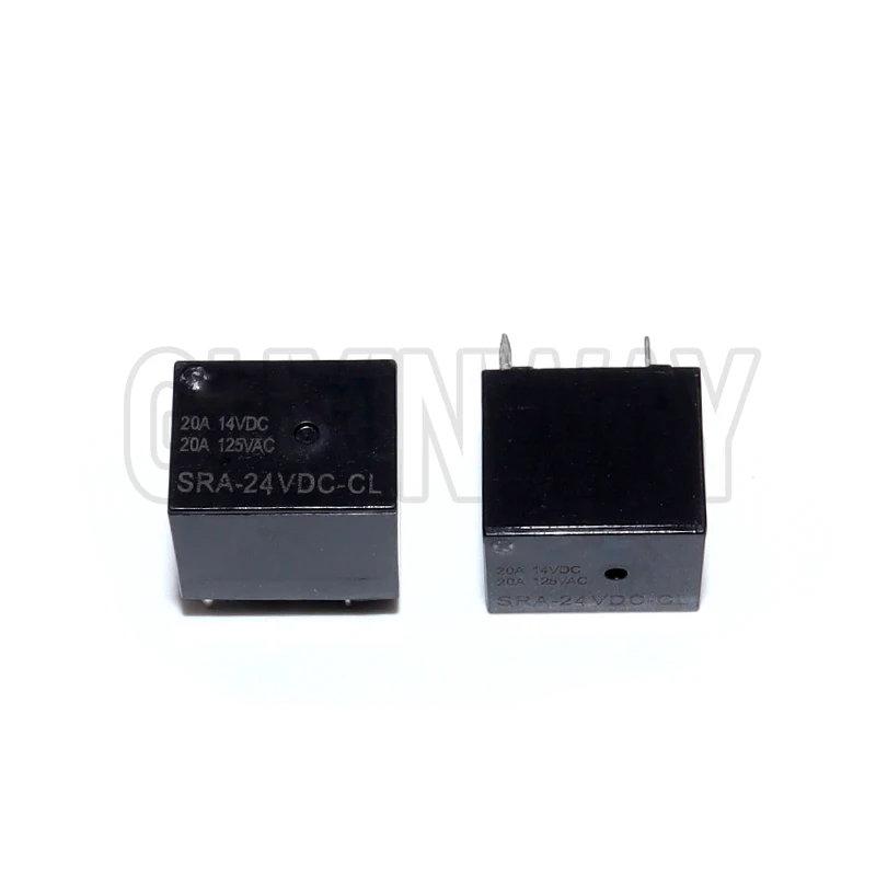 5PCS 전원 릴레이 SRA-05VDC-CL SRA-12VDC-CL SRA-24VDC-CL 5V 12V 24V 20A 5PIN