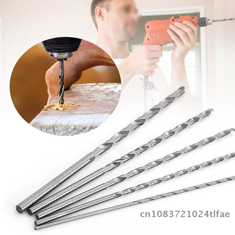 

5Pcs Drill Bits Set HSS Steel Extra Long High Speed 2mm/3mm/3.5mm/4mm/5mm Bits Power Tools Accessories Parts Drill Bits Hand Set