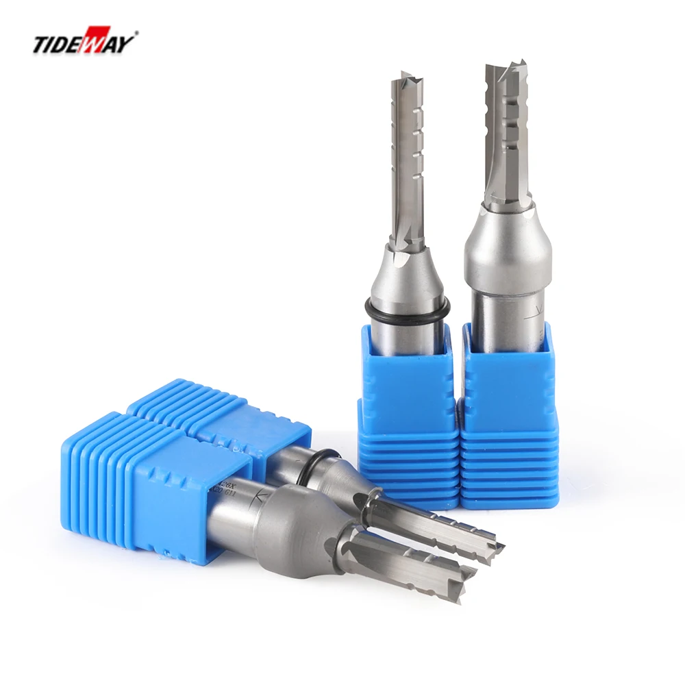 1Pcs TCT 3 Flutes 4mm 6mm 12.7mm Straight Milling Cutter MDF Plywood Chipboard Wood Carving Trimming Slotting Router Bit