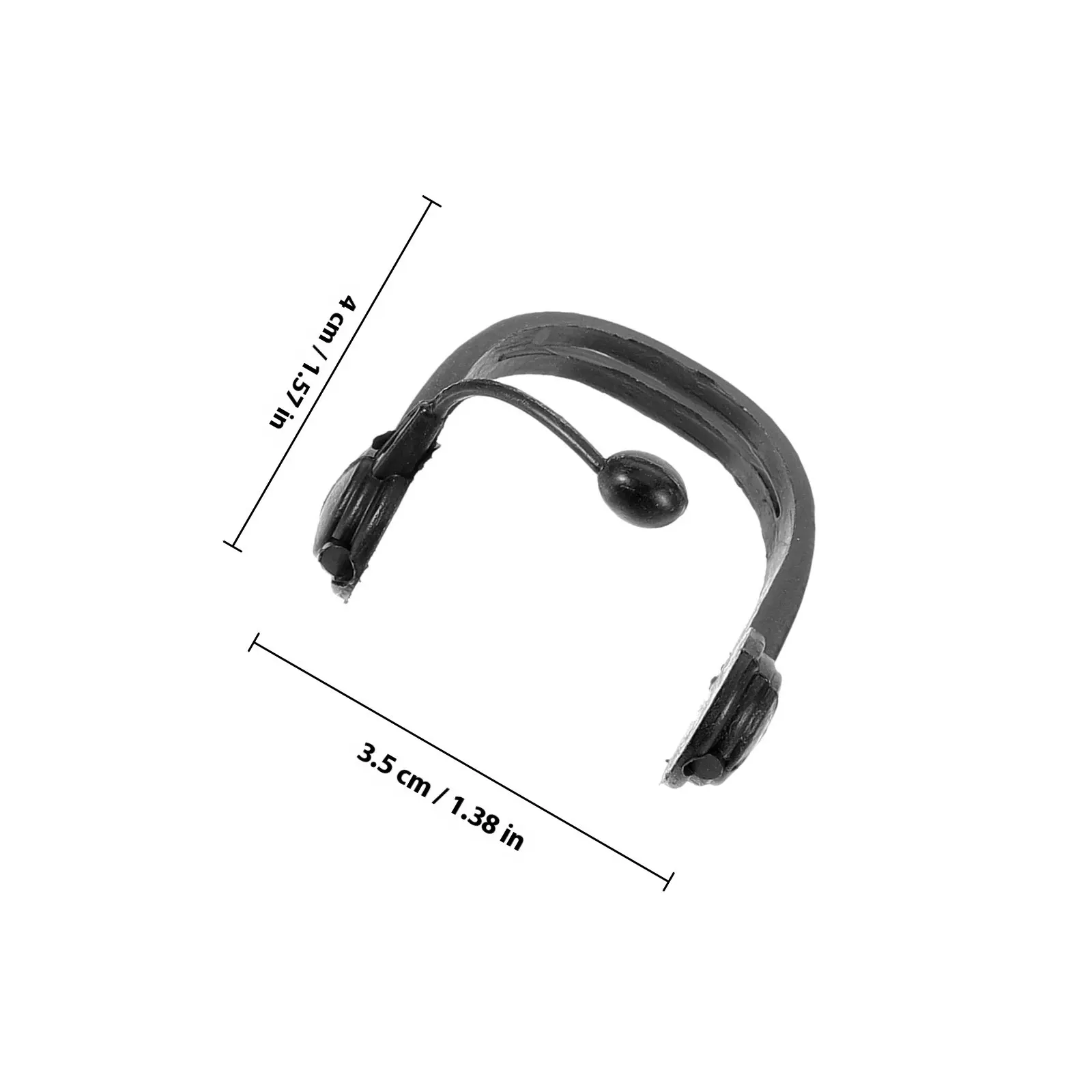 1 Set Mini Headset Plastic Earphone Props Fashionable Dress Glasses Costume Accessories DIY Decorative Microphone Pretend Play