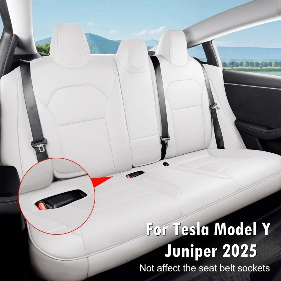 テスラ モデルY ジュニパー 2025 2026用 PUレザーシートカバー