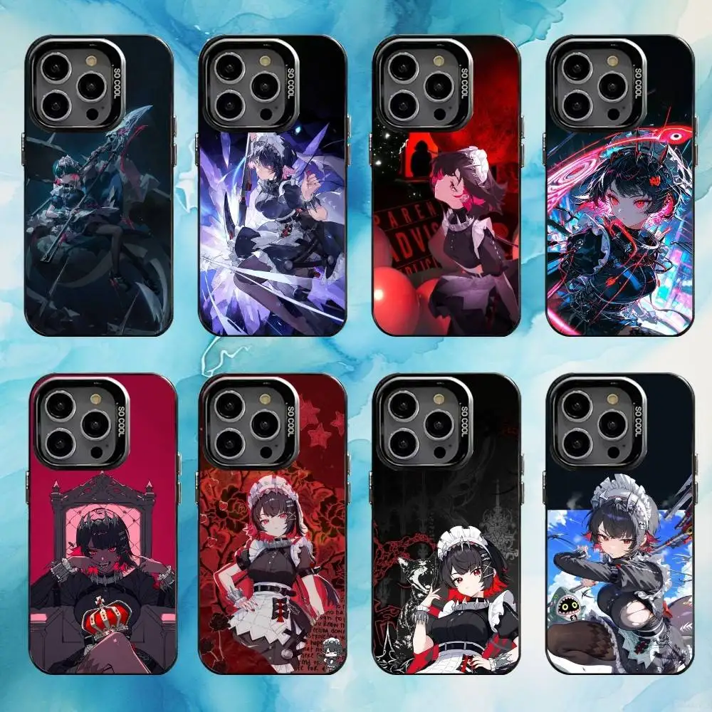 

Ellen Joe Zenless Zone Zero Phone Case For iPhone17,16,15,14,13,12,11 Plus,Pro Max Black Candy silver phone case