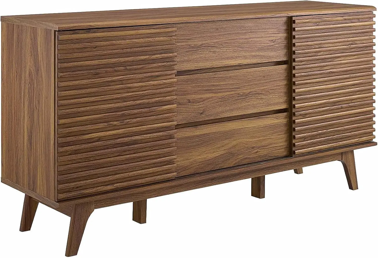 Render 70" Mid-Century Modern Low Profile Entertainment TV Stand
