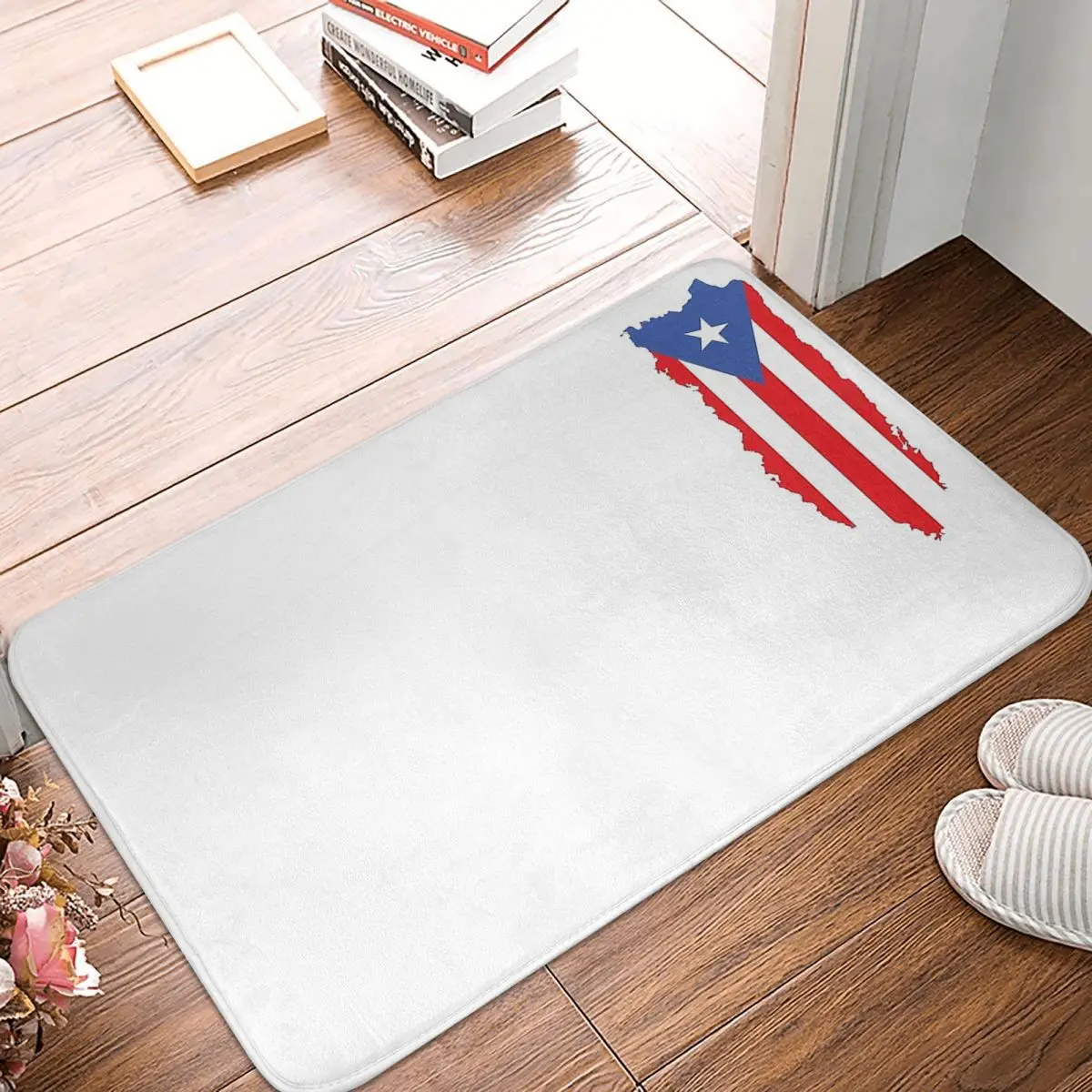 

Bedroom Mat Puerto Rico Flag Doormat Kitchen Carpet Balcony Rug Home Decor