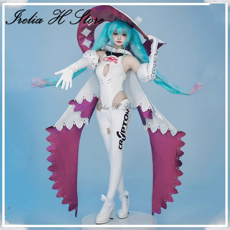 متوفر في المخزون أزياء Irelia H Mikuu التأثيرية 2024 Mi Cos ku بدلة سباق ساحرة مثيرة أزياء الهالوين