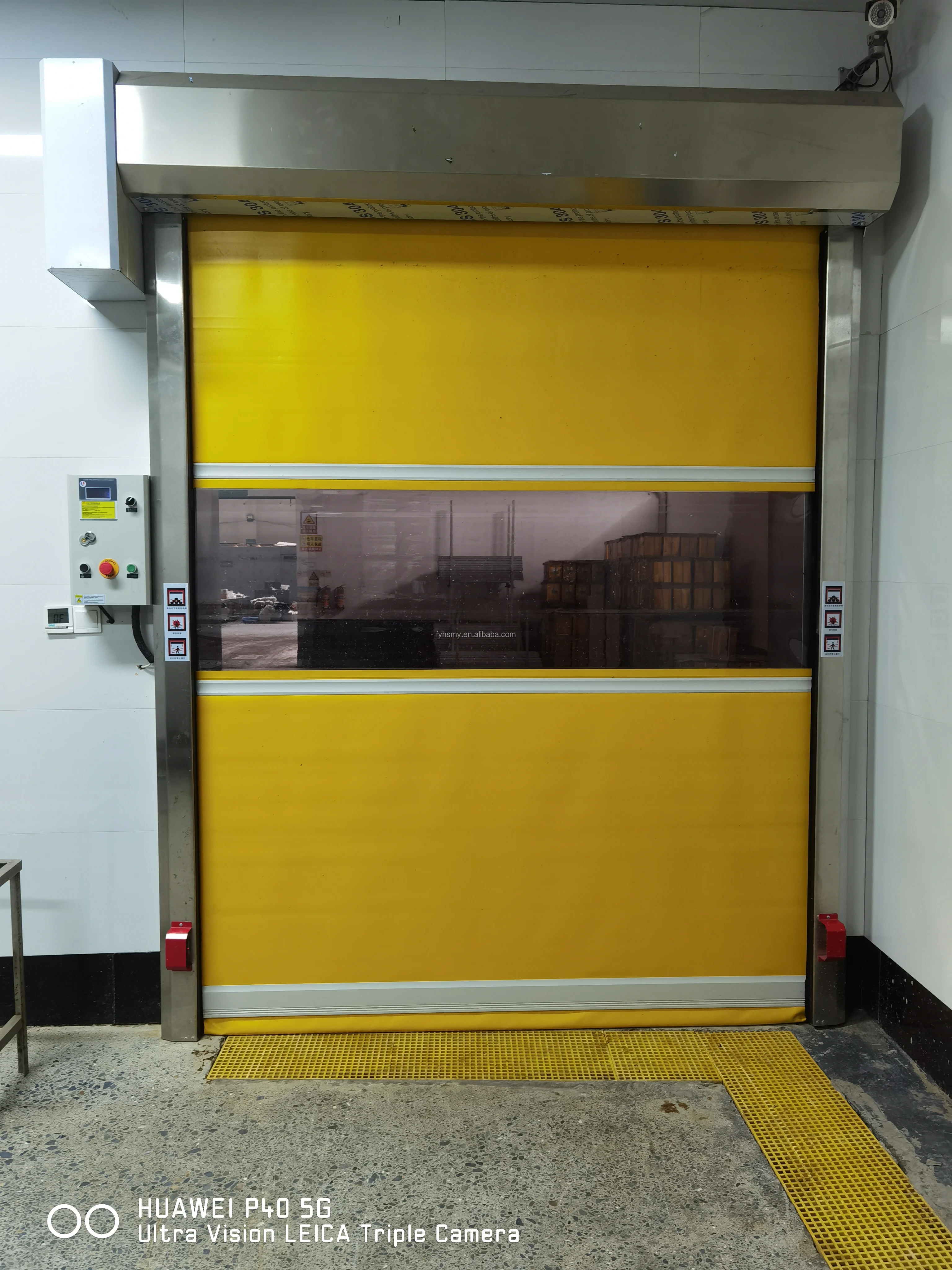 Customizable High-Speed Automatic PVC Rapid Roll Door Fast Rolling Foldable Car Wash Workshop Roller with Finished Surface