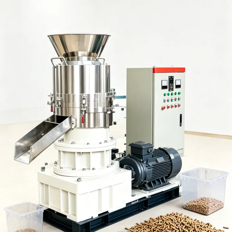 Wood Pellet Making Machine - آلة تصنيع حبيبات الخشب المخصصة بشهادة