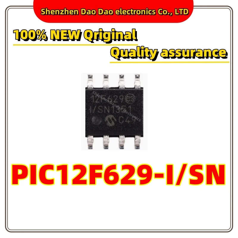 

5Pcs PIC12F629-I/SN SOIC-8 chip 8-bit flash microcontroller new original