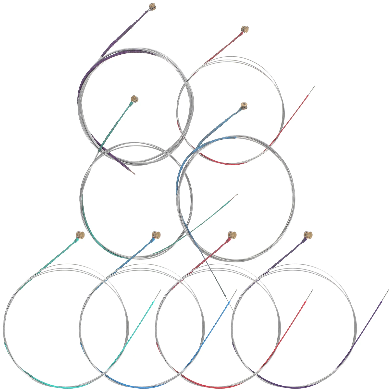 

2 Sets/8PCS Metals Viola Strings Kit Musical Instrument Parts Accessories Stainless