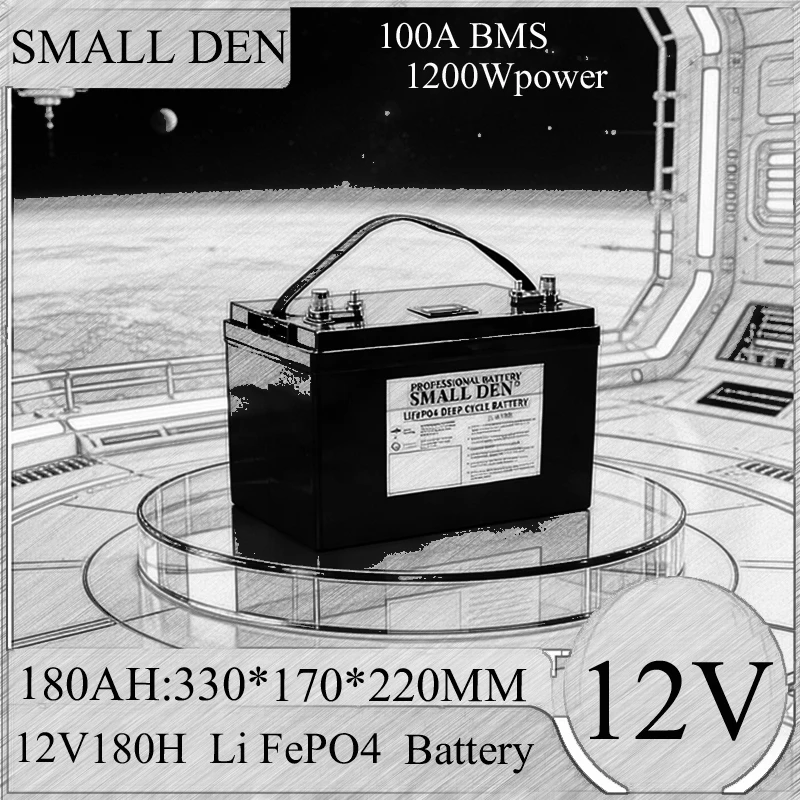 12V 180Ah Lifepo4 B…