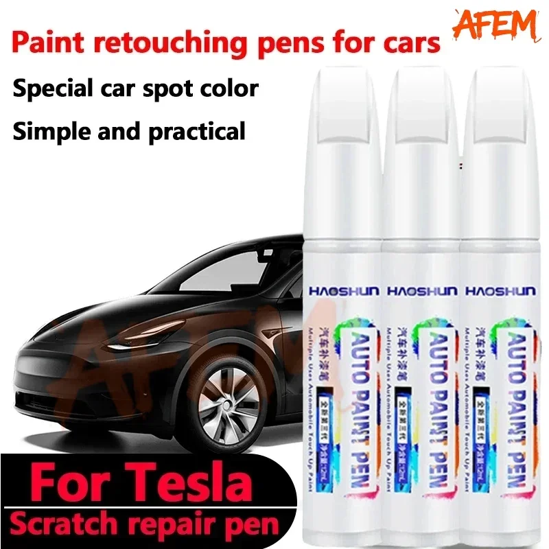 Suitable For Tesla Model 3 Y X S Paint Repair Pen Pearl White Clear Paint Scratch Removal and Repair Kit Wheel Hub Silver