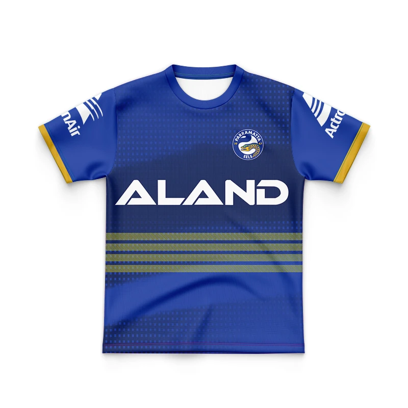 Camiseta de Rugby para niños, Parramatta, Eels, casa y exterior, Vintage, camisa de pesca, Legión, 2024