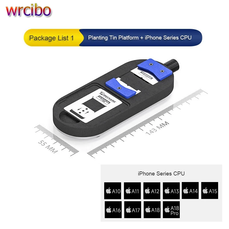 

МЕХАНИК MagTin X BGA трафарет для реболлинга плафон приспособление для удаления клея для iPhone Android телефон IC чип ремонт паяльный комплект