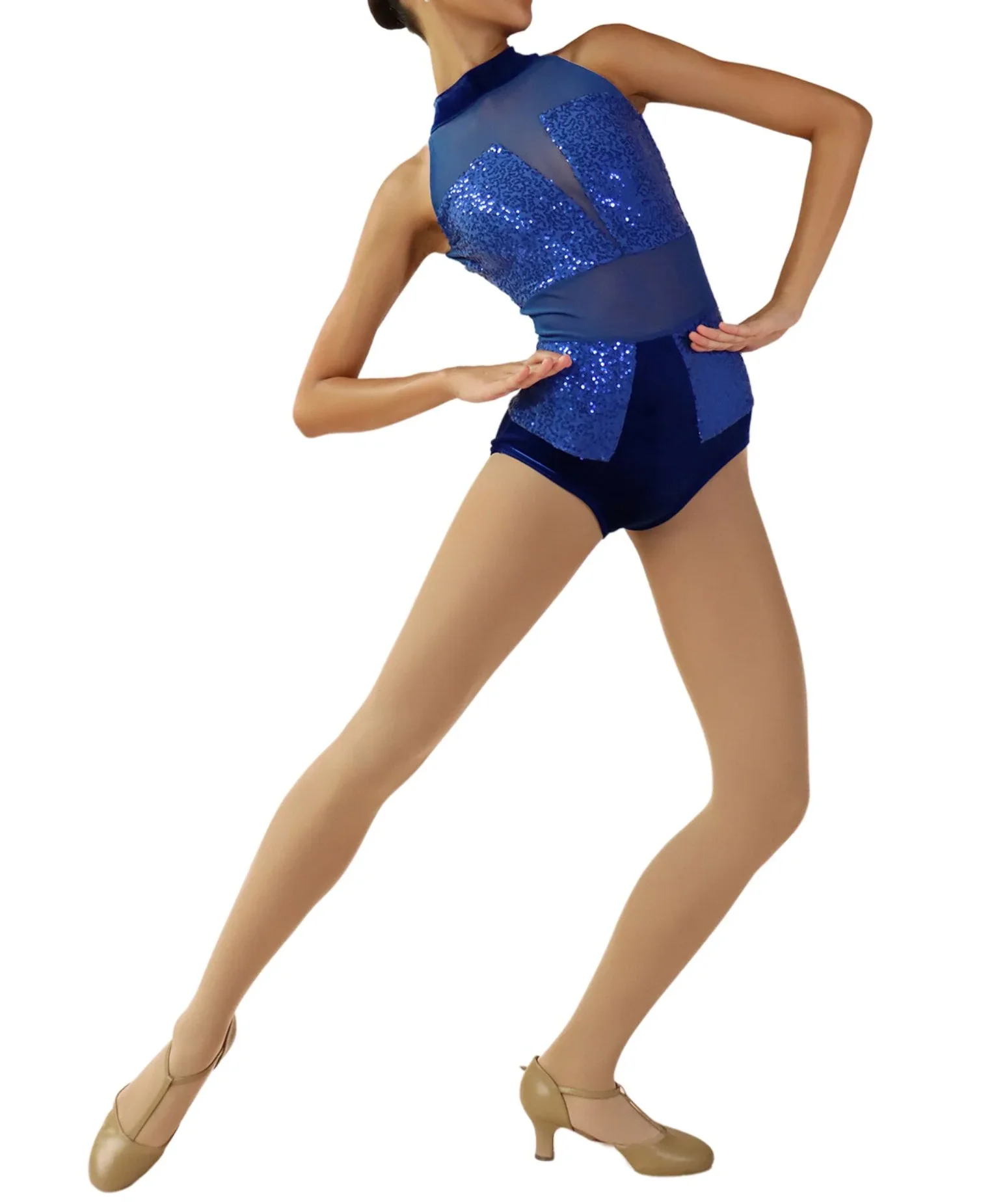 Customized Professional Jazz Latin Dance Costumes Any Color Women's Dancewear Sparkling Sequin Practice Performance Skirt