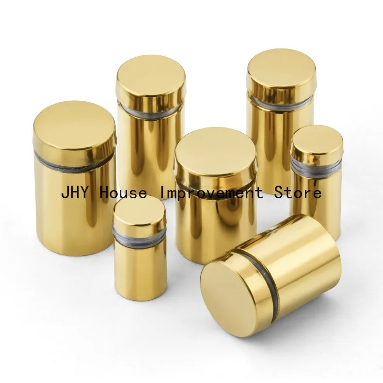 40Pcs Stainless Steel Advertise Fixing Screw Dia 12mm Acrylic Picture Frame Glass Sign Standoff Nail Wall Mount Standoff Holder