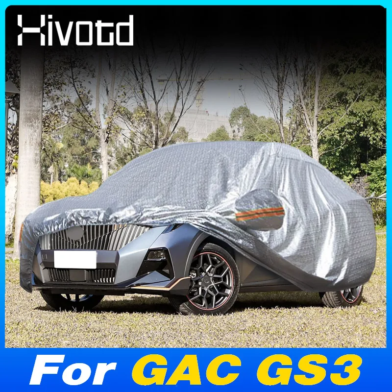 

Full Car Body Rainproof Cover Dust-Proof Protection Frame Trim Parts Exterior Product Accessories For GAC GS3 Emzoom 2024 2025