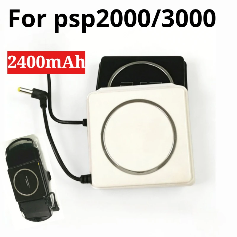 

Внешний аккумулятор 2400 мАч для игровых консолей Sony PlayStation PSP2000 PSP3000, портативное зарядное устройство Power Bank