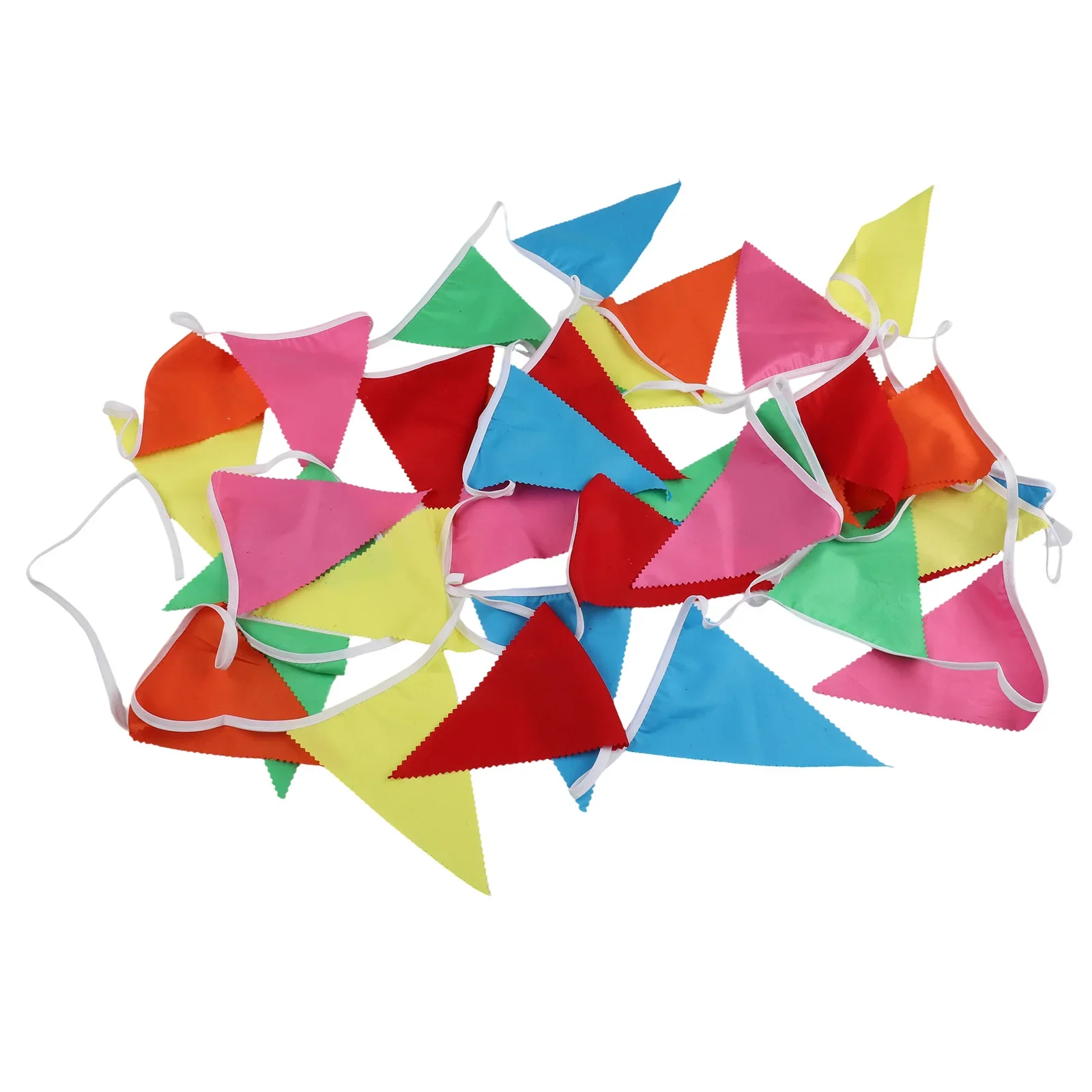 

Multicolor Triangle Flag Banner (10M) Perfect Decoration Idea for Your Next Wedding or For Birthday Party Event
