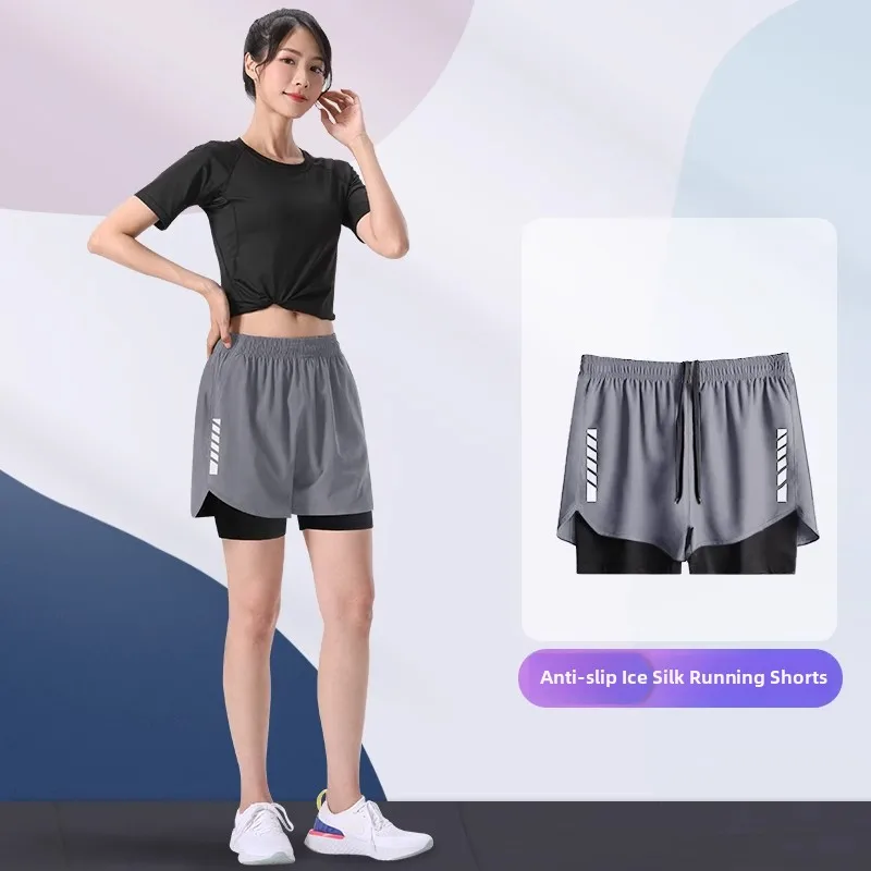 

Sports Running orts Women's plus Size Qui Dry Yoga Fitn Inner Profional Summer Sports Casual Pants Straight Leg