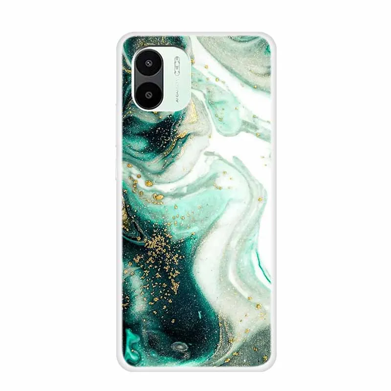 Marble Soft Case For Redmi A1 A2 A3 Silicone TPU Phone Back Cover for Xiaomi Redmi A1 A 1 2 3 Shell Clear Case Transparent Para image 4