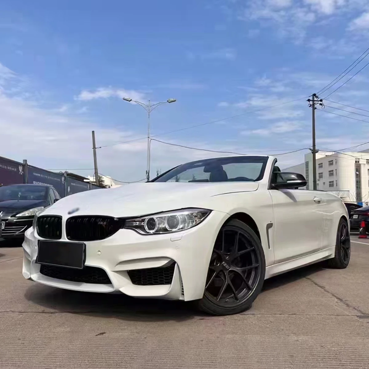 Excellent quality body kit with  grille bumpers for BMW 4 SERIES F32 2014-2020  change to M4 look like