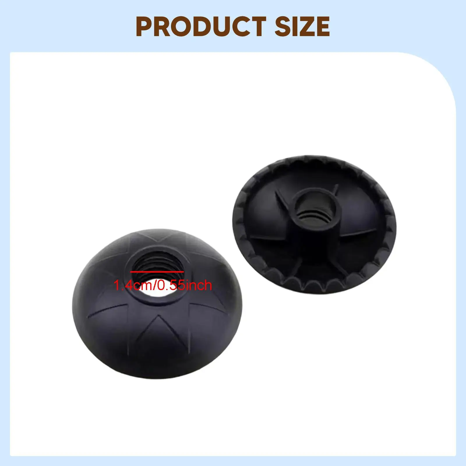 

Portable Snow Basket for Hiking Walking Pole Mud Basket Lightweight PP Accessory Essential for Outdoors