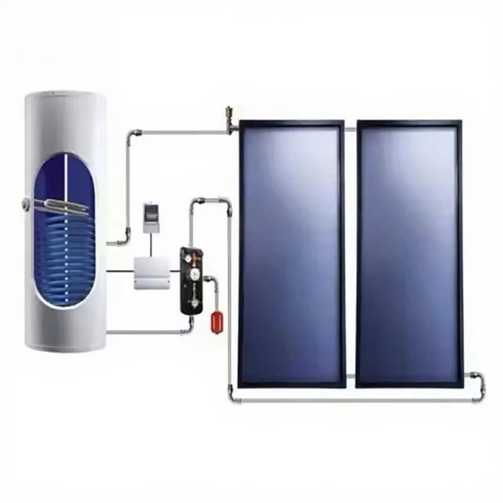 Pressurized Split Solar & Electric 200L Energy Saving Hot Water Heater System for  Use