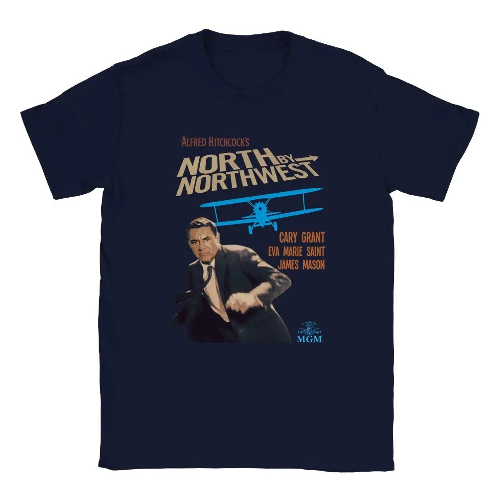 Camiseta de la película North by Northwest, ropa para Parte Superior Femenina, con diseño de Daniel Hitchcock