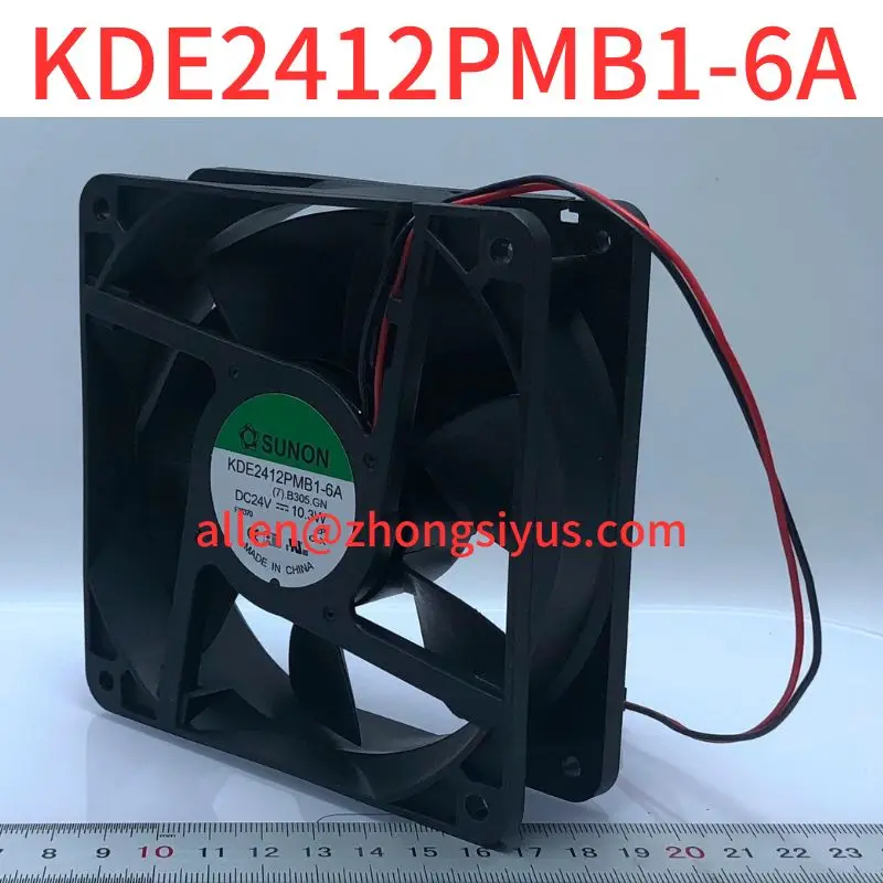 مروحة العاكس العلامة التجارية الجديدة KDE2412PMB1-6A DC24V 10.3 واط 12 سنتيمتر