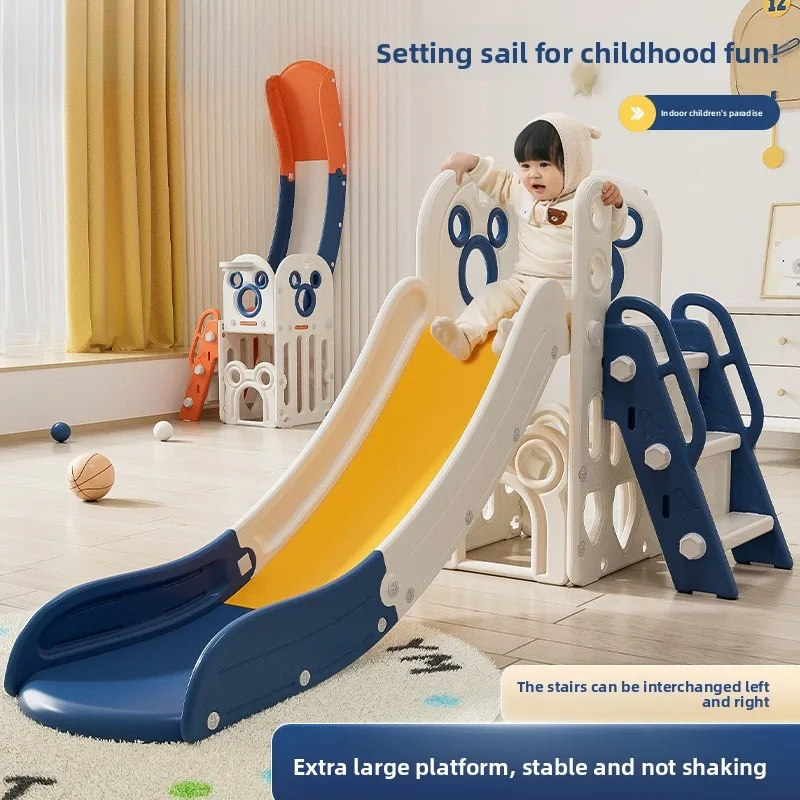 Indoor Kids Slide Small Toddler Slide Stackable Playset Multifunctional Home Playground Children's Slide Toys Slide for Kids