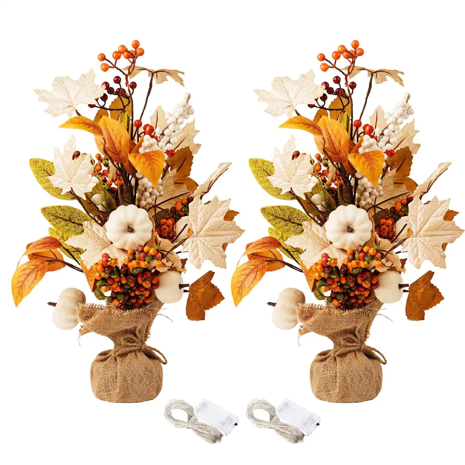 Autumn Thanksgiving Pumpkin Wreath Flower Vine Harvest Festival Thanksgiving Decoration Wreath Ornament Autumn home decor