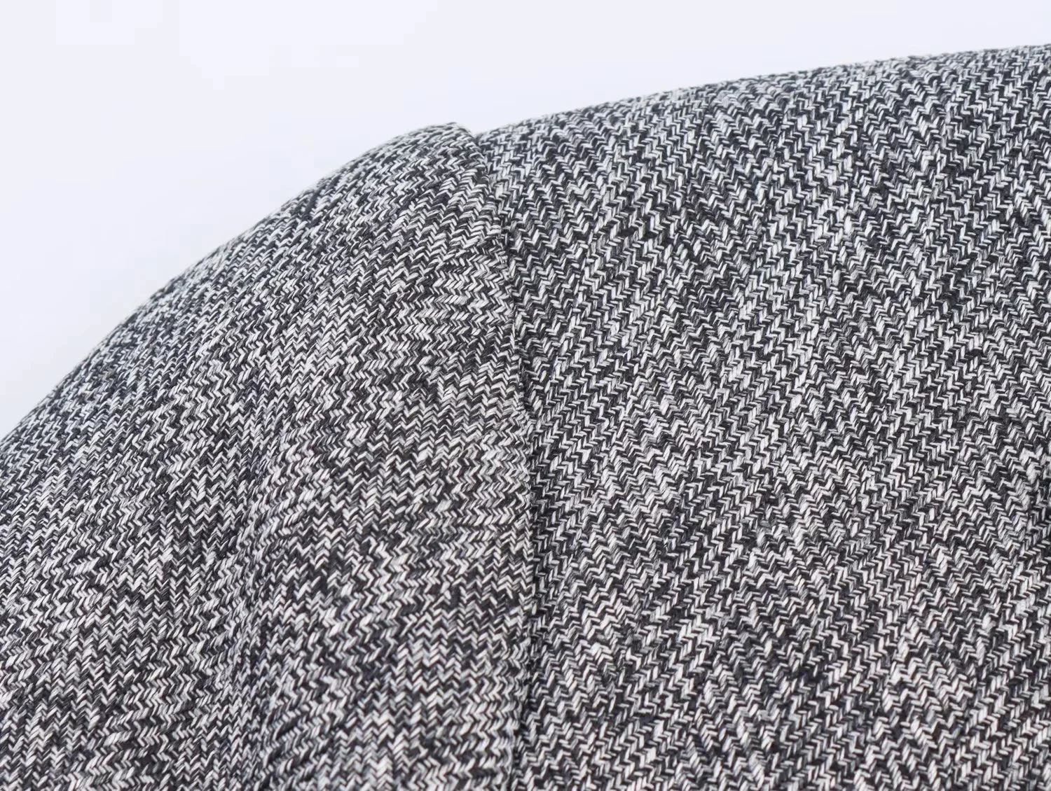 KONDALA Schwarzer Damen-Blazer mit einem Knopf und plissierten Ärmeln, Blazer, Neu, 2025, Herbst-Winter-Mode, Pendeln, Interview, lässiger Blazer