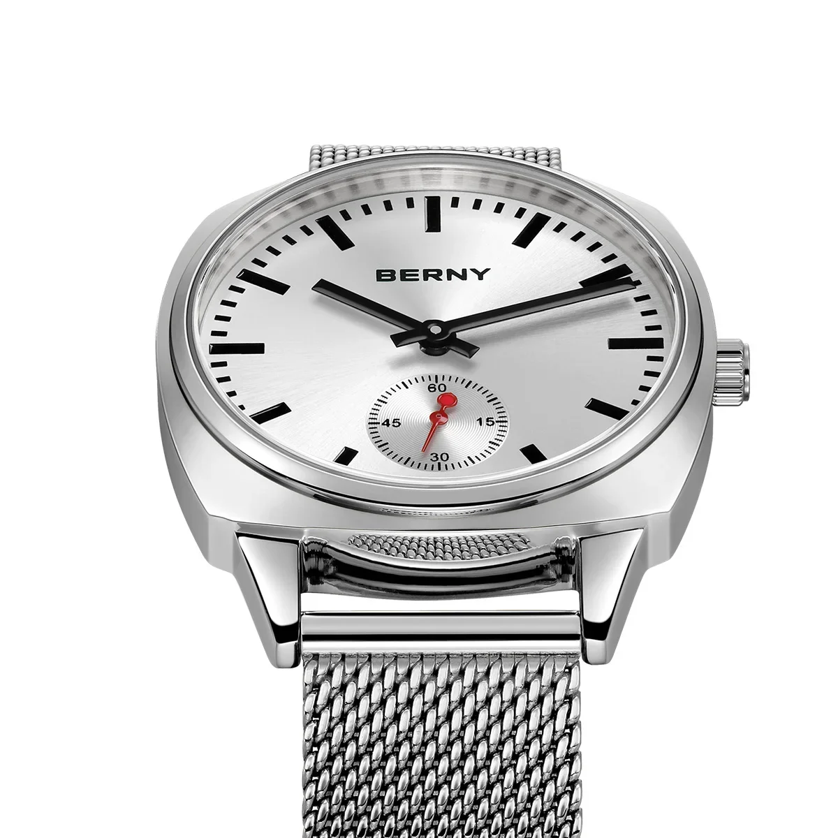 BERNY Quartz Ladies Watch Simple versatile railway watch for women Simple Dial Wristwatch Waterproof Leisure Watch for Women