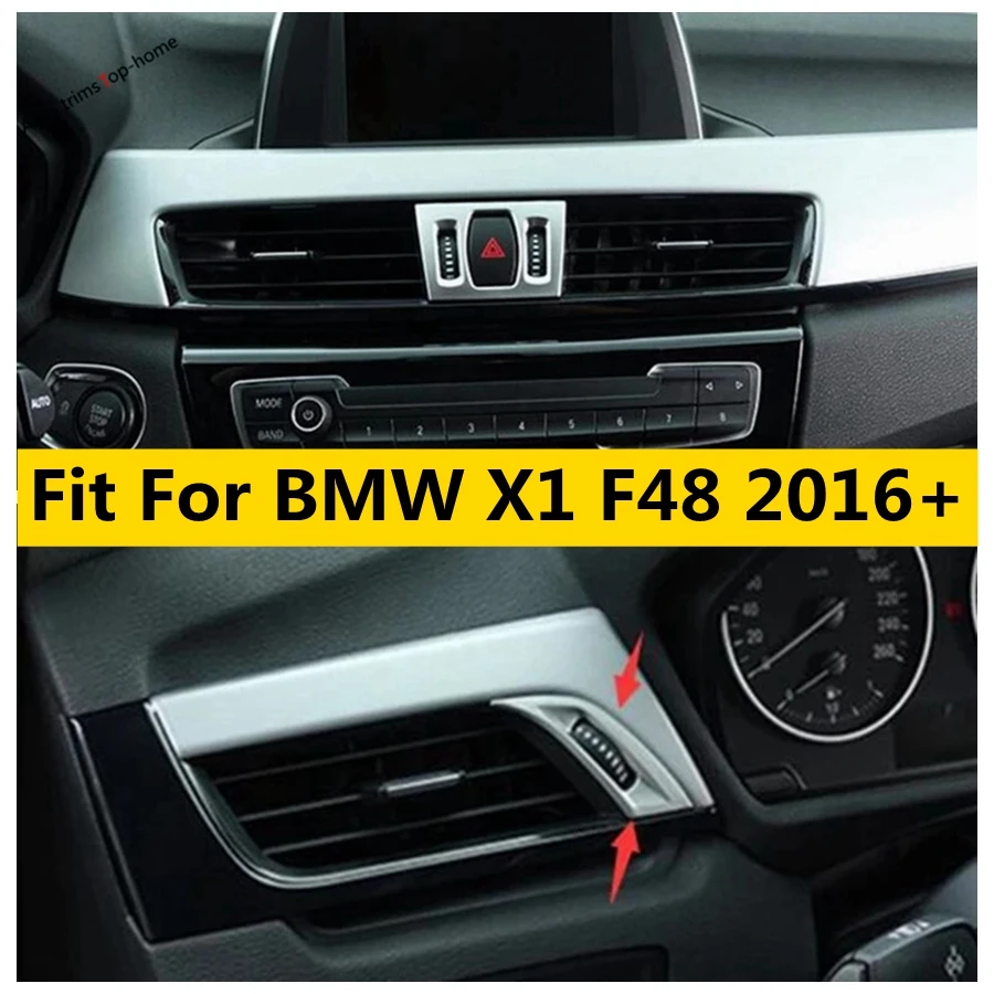 

Front Air Conditioning Outlet AC Vent Trackwheel Cover Trim Fit For BMW X1 F48 2016 - 2021 Interior Deoration Accessories