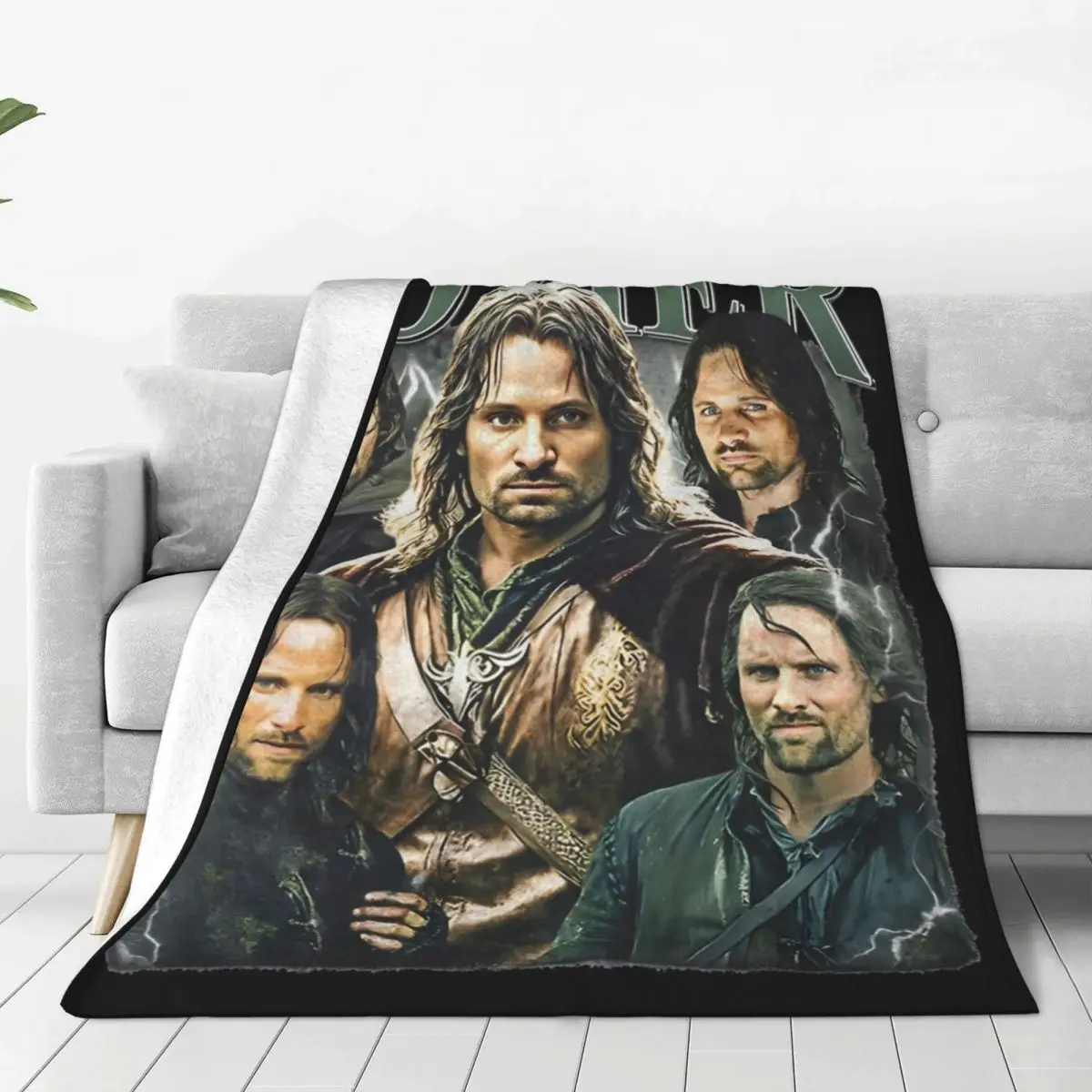 Hozier Funny Meme Aragorn Blanket Coral Fleece Plush Summer Multi-function Ultra-Soft Throw Blankets for Sofa Couch Quilt