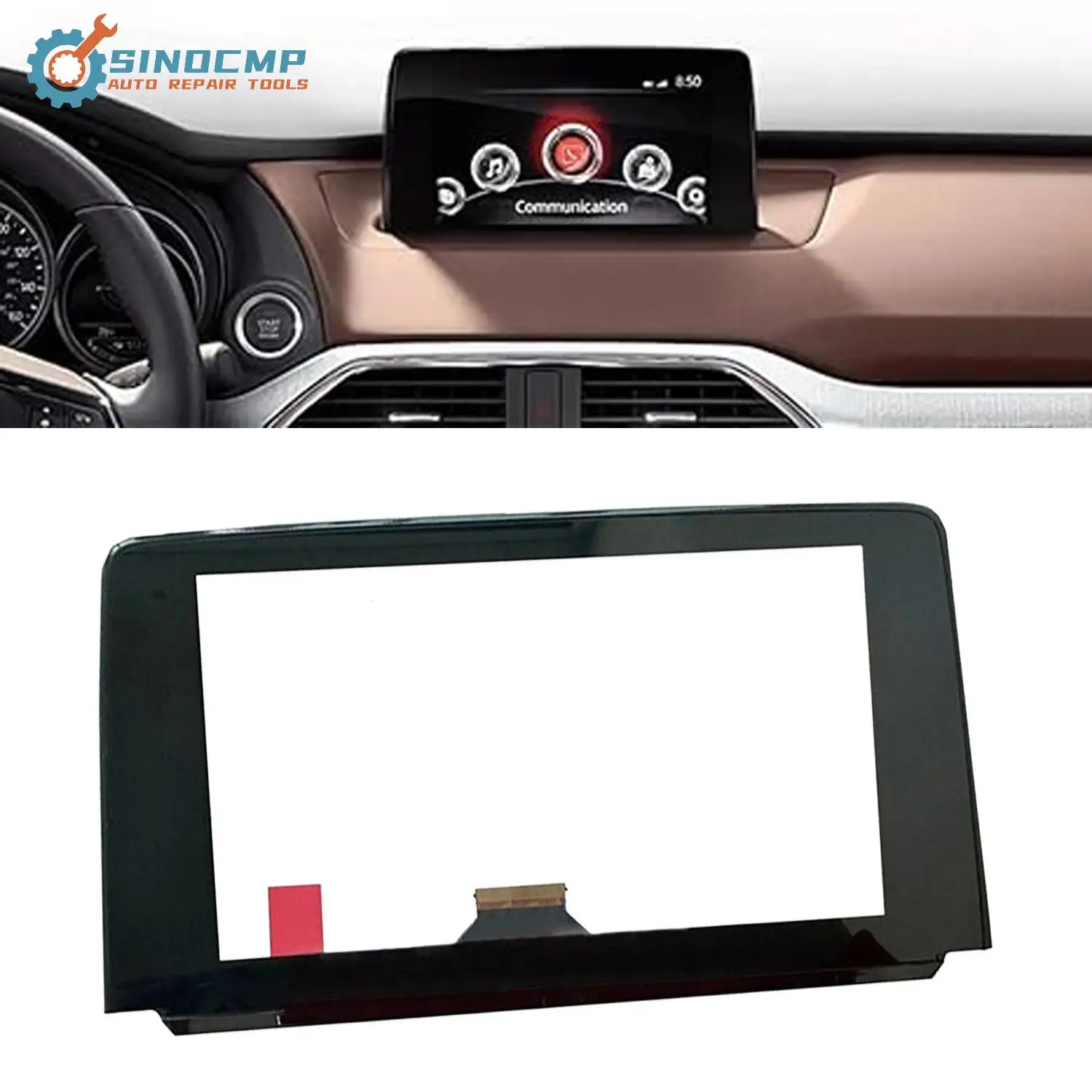 

TK49-611J0 8 "Стеклянное автомобильное радио с сенсорным экраном для Mazda CX9 CX-9 2016-2019 гг., автозапчасти