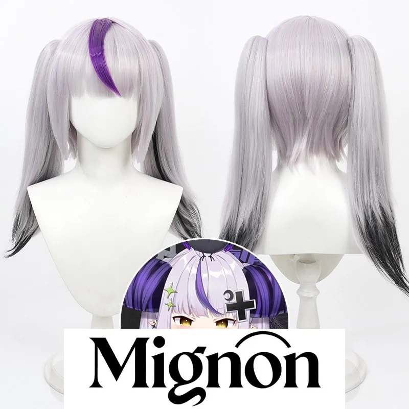 

Hololive VTuber Laplace Darkness парик для косплея съемный хвост подарок на Хэллоуин