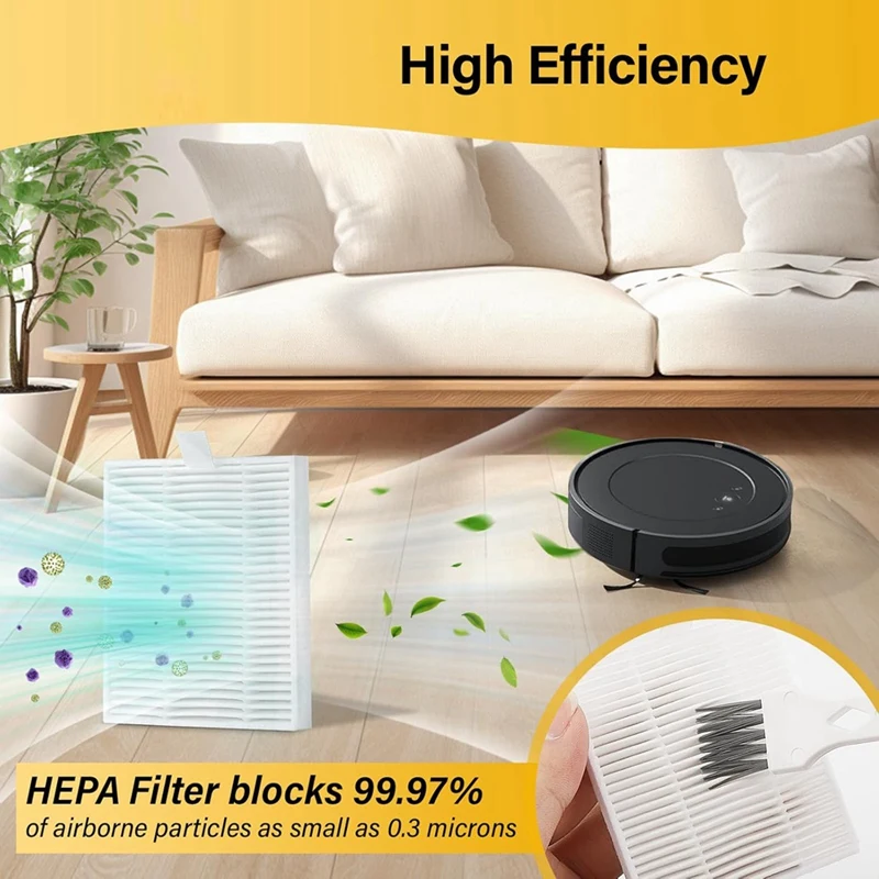 YCOC-Irobot ルンバエッセンシャルシリーズ Y0110 Y0140 、 Q0120 Q011 ロボット掃除機メインサイドブラシ Hepa フィルターアクセサリー