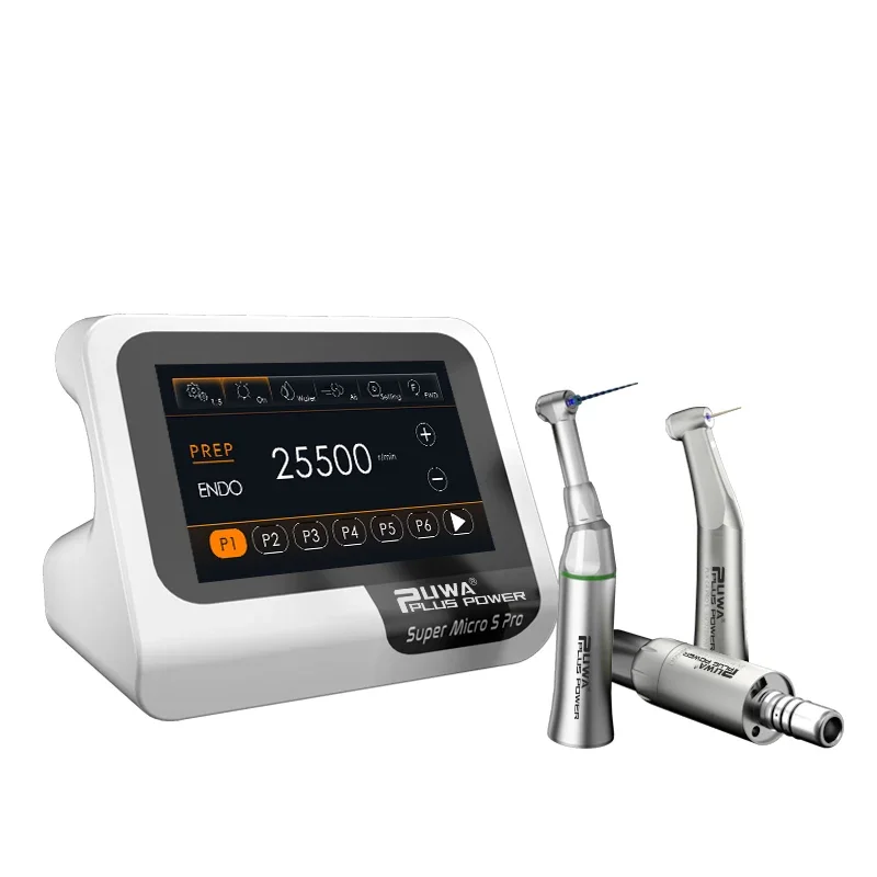 Portable 1:1 1:5 Low Speed Brushless Dental Drill Accessories Micro Motor Handpiece LED Laboratory Fiber Optic Electric Dental f