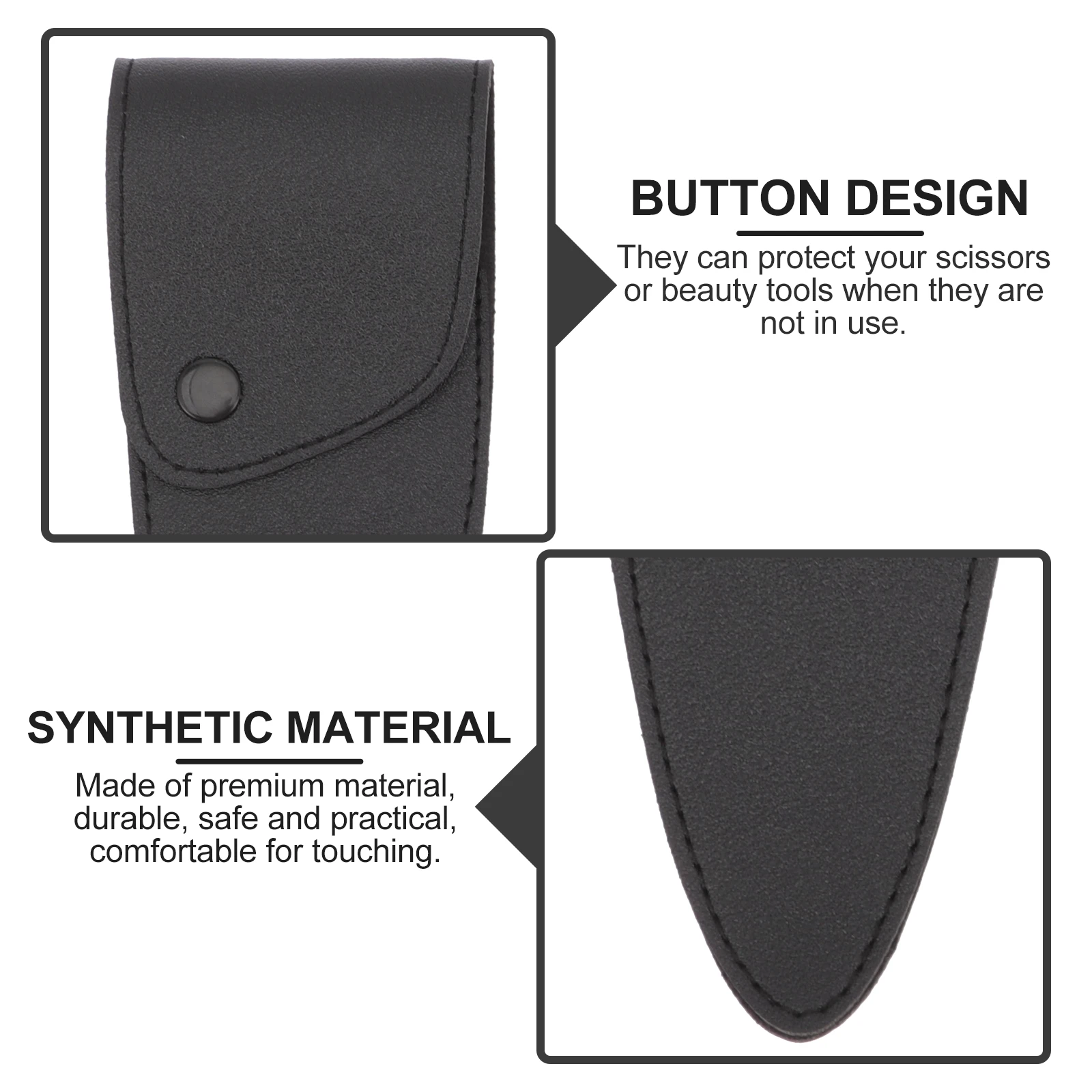 

5Pcs Scissor Case Set Strong Fabric Covers for Embroidery Manicure Scissors Non-Slip Safety Scissor Cover Bags